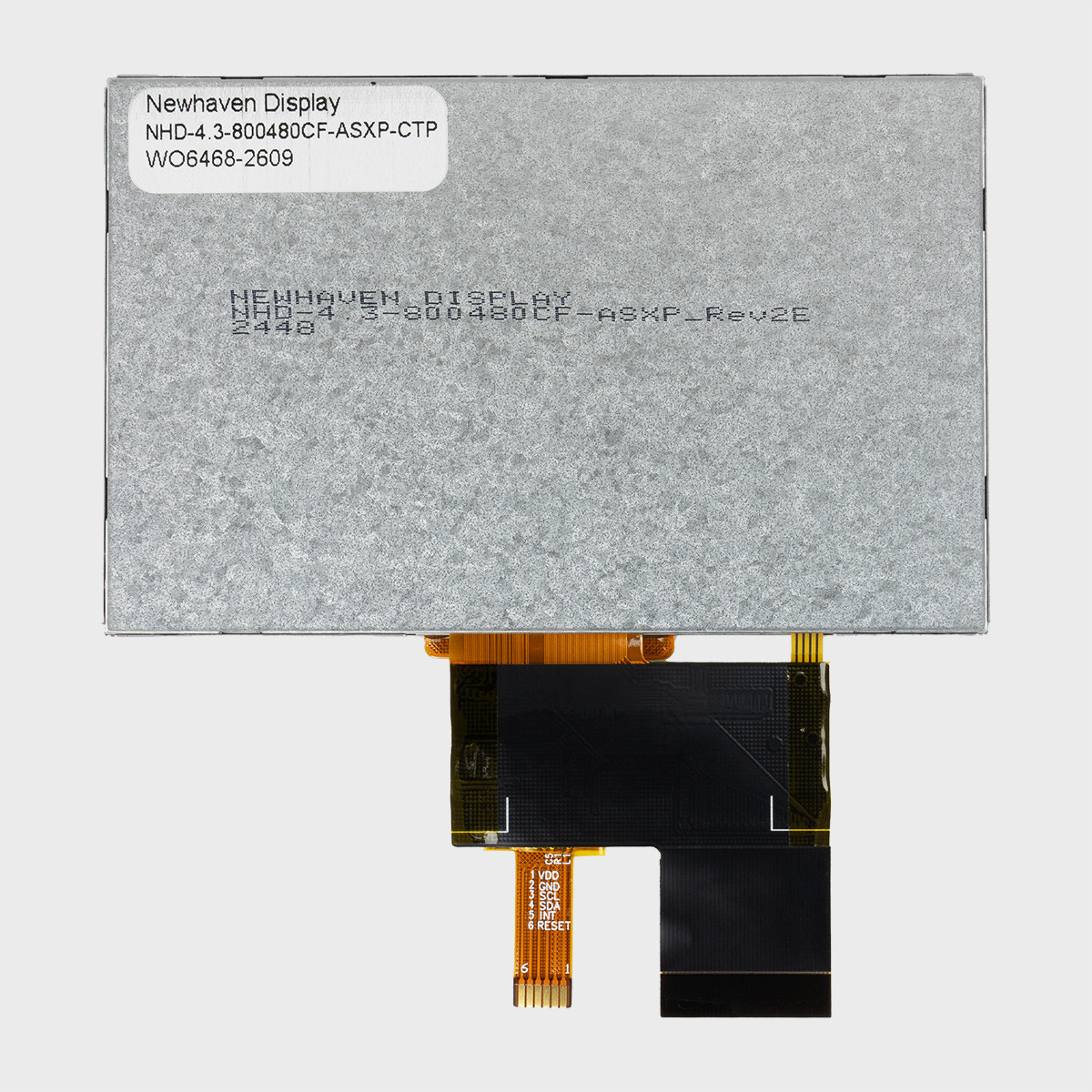 4.3 inch IPS High Resolution TFT LCD with Capacitive Touchscreen