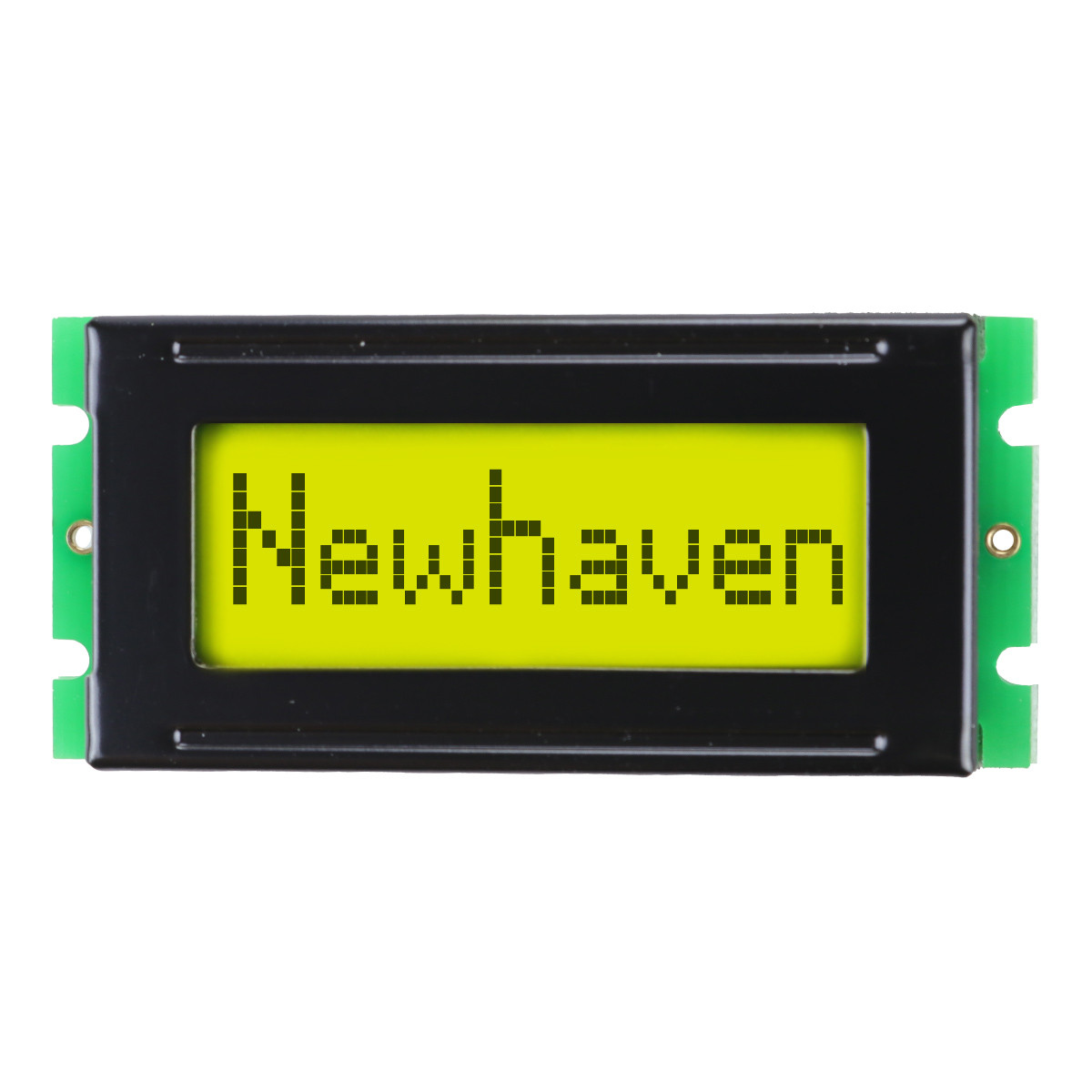 8x1 Character LCD | STN+ Yellow/Green Display with Yellow/Green