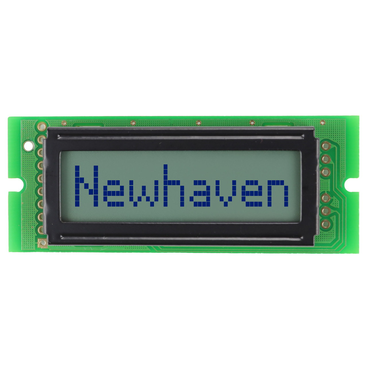 1X8 Character LCD | STN+ Gray Display with Yellow/Green Backlight