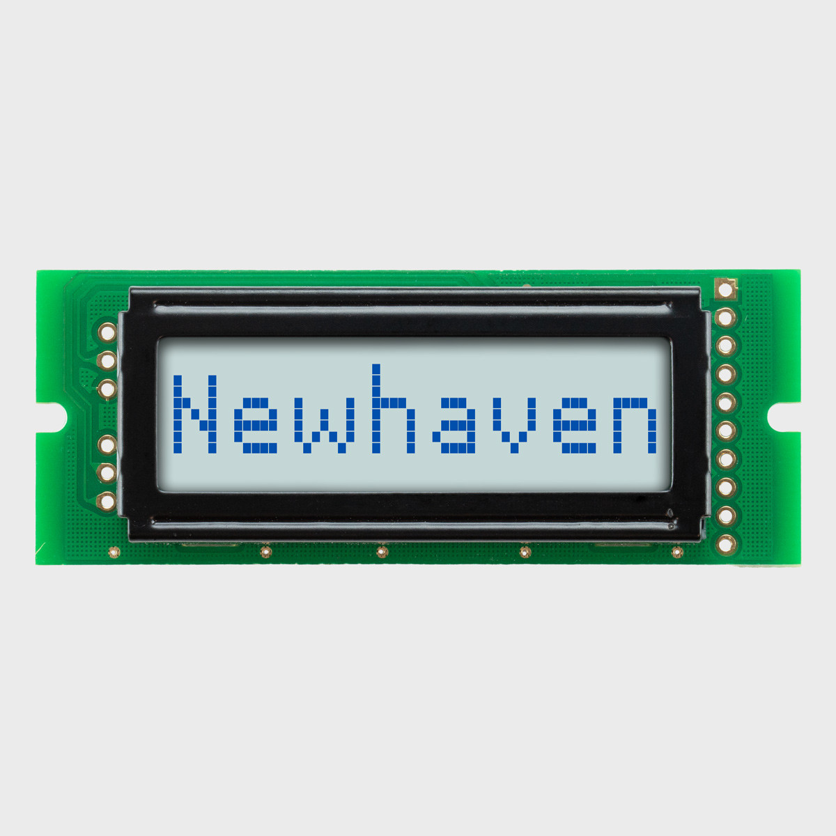 8x1 Character LCD | STN+ Gray Display with White Side Backlight 3V