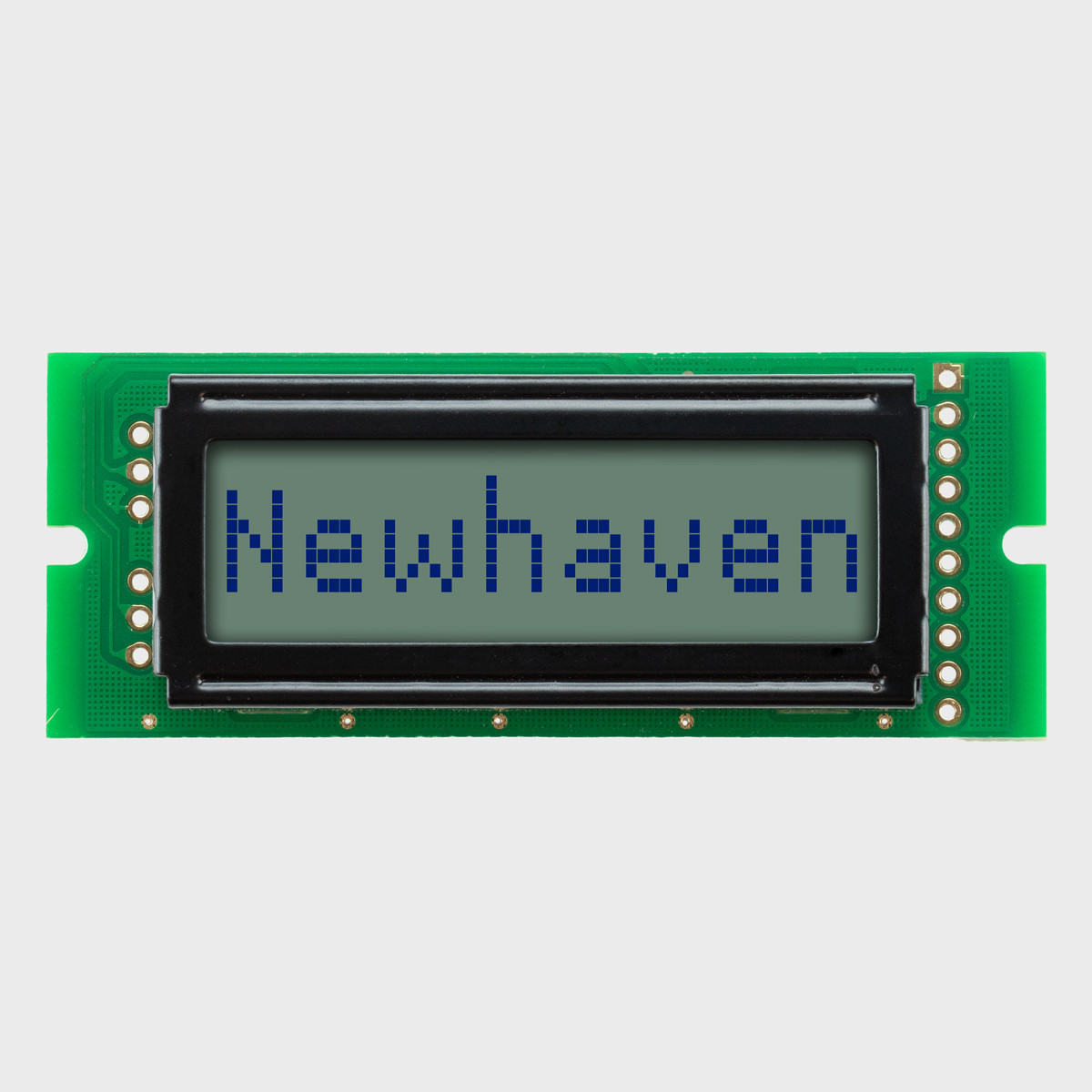 8x1 Character LCD | STN+ Gray Display with White Side Backlight 3V