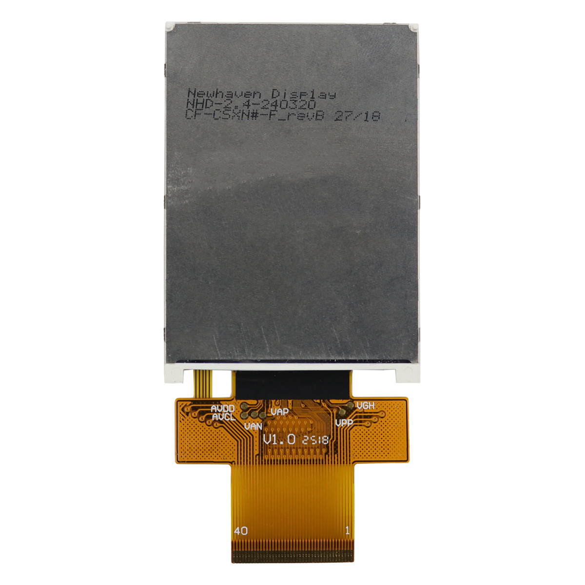 2.4 inch Sunlight Readable ZIF TFT LCD