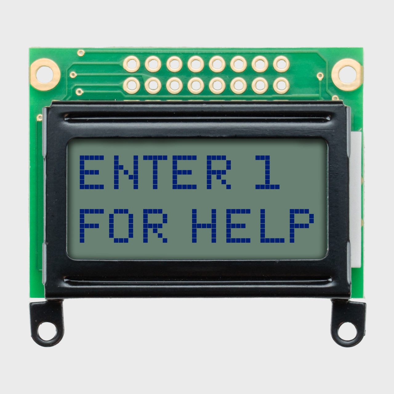 8x2 Character LCD | Monochrome Display with White Side Backlight 3V