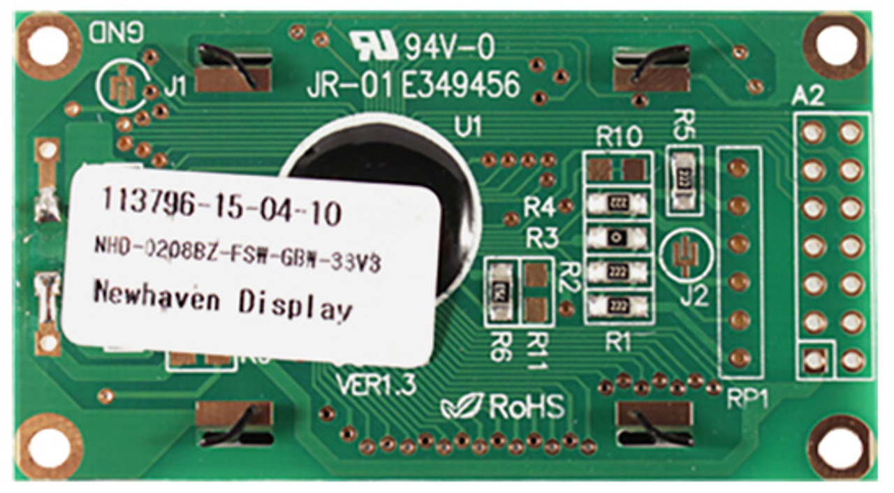 【 FlashPoster】LEN // 005 サイズ A3 : 8x2 Character LCD | Monochrome Display with White Side