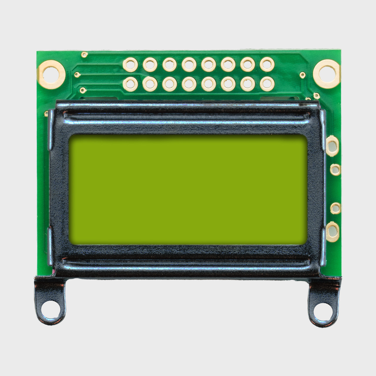 8x2 Character LCD | STN+ Yellow/Green Display No Backlight