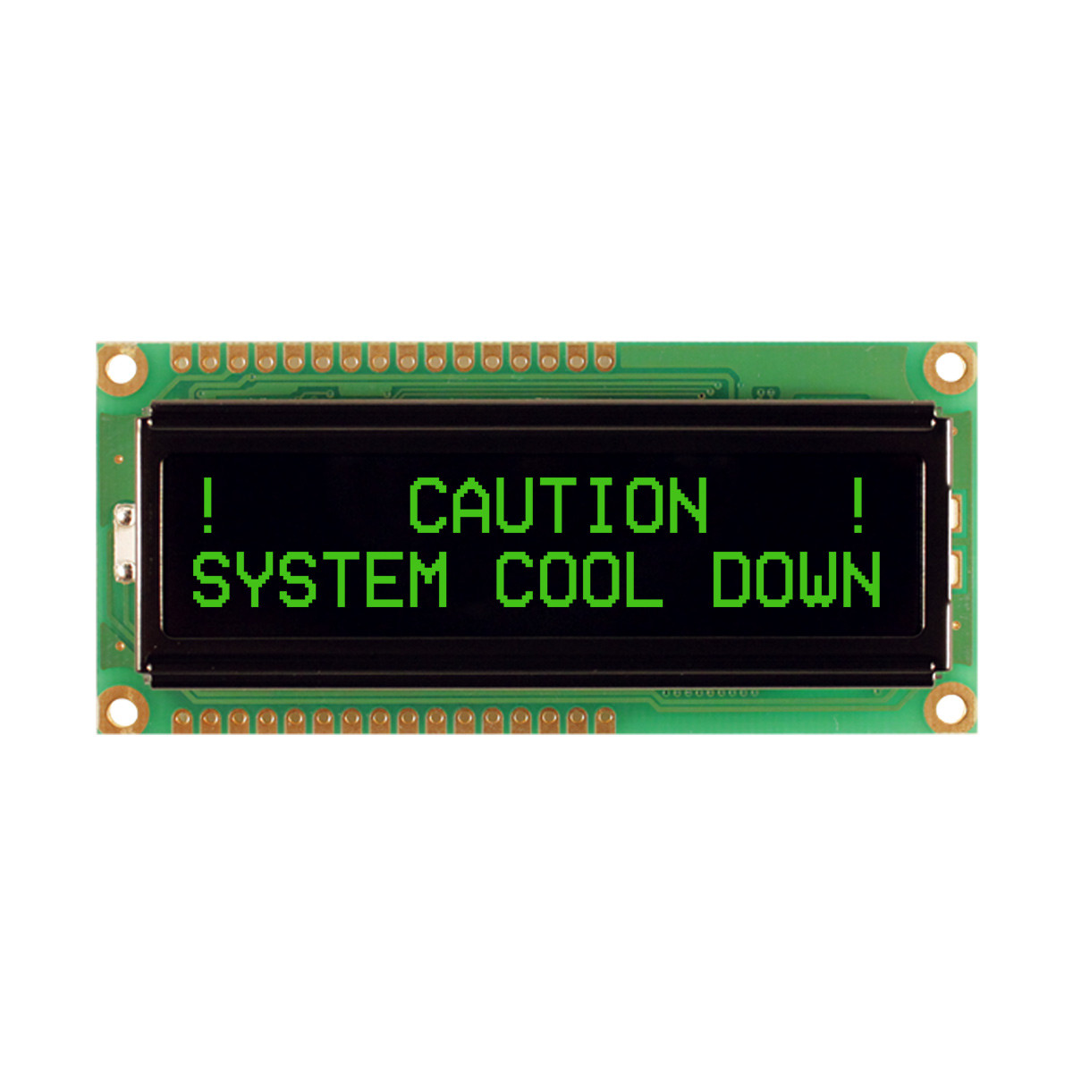16x2 Character LCD | FSTN- Display K1Z with Green Backlight