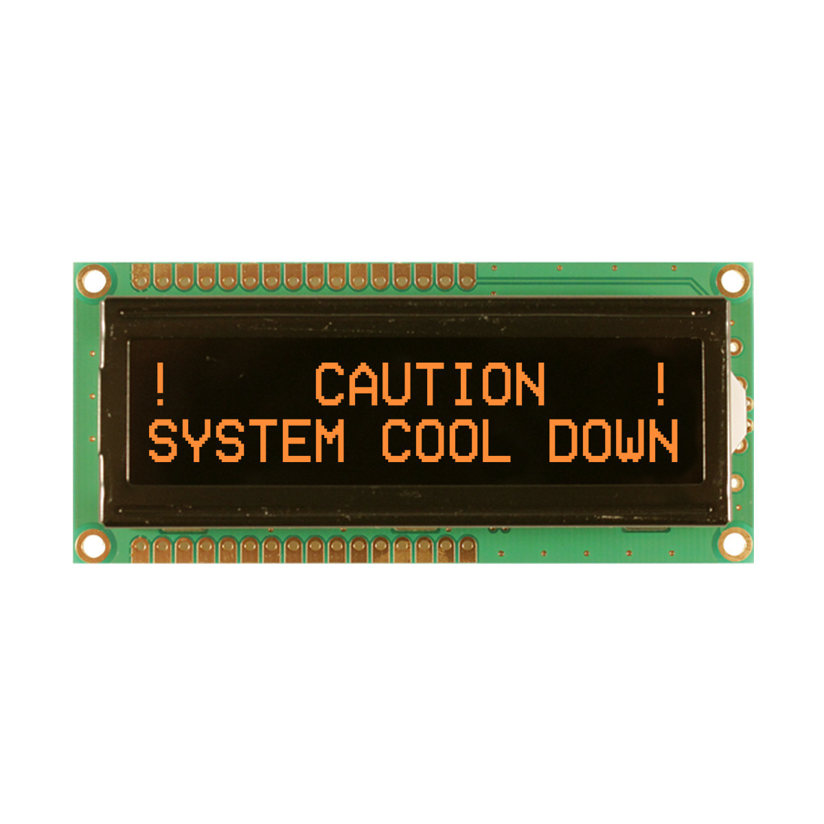 2X16 Character LCD | FSTN- Display K1Z with Orange Side Backlight