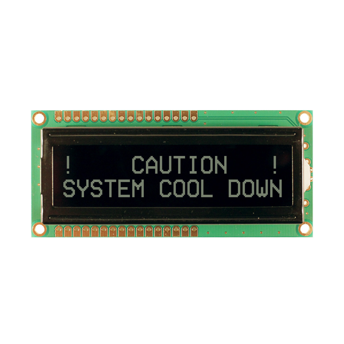 2X16 Character LCD | FSTN- Display K1Z with Amber Side Backlight
