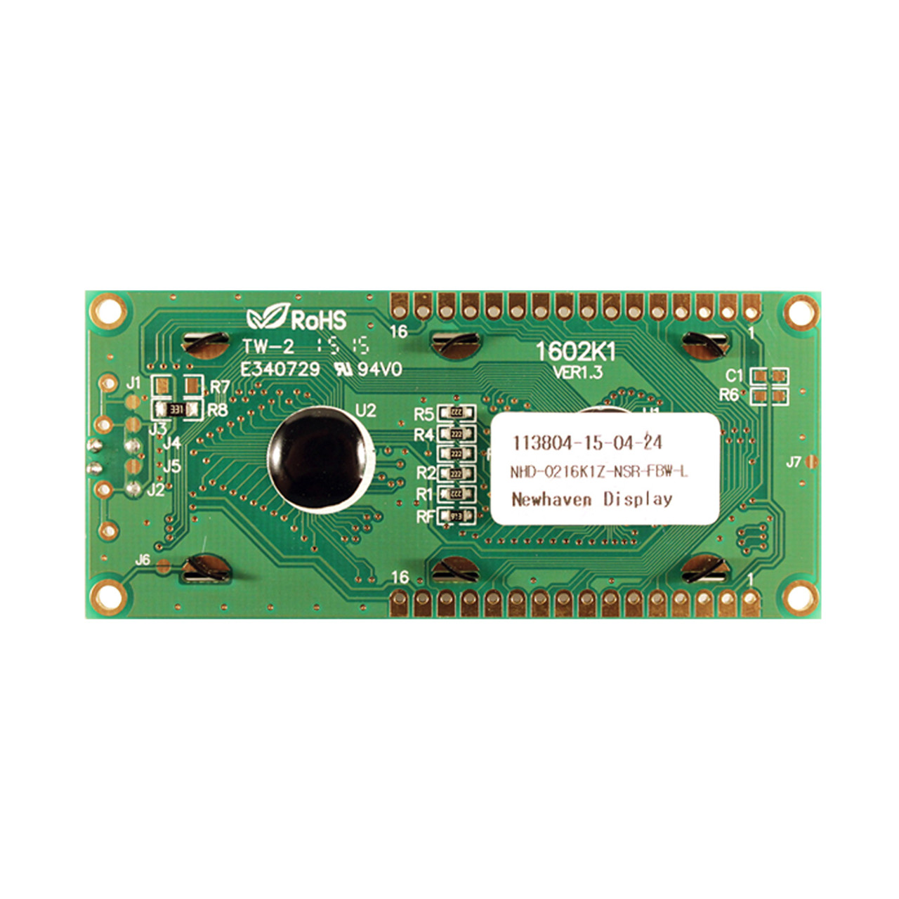 16x2 Character LCD | FSTN- Display K1Z with Red Side Backlight