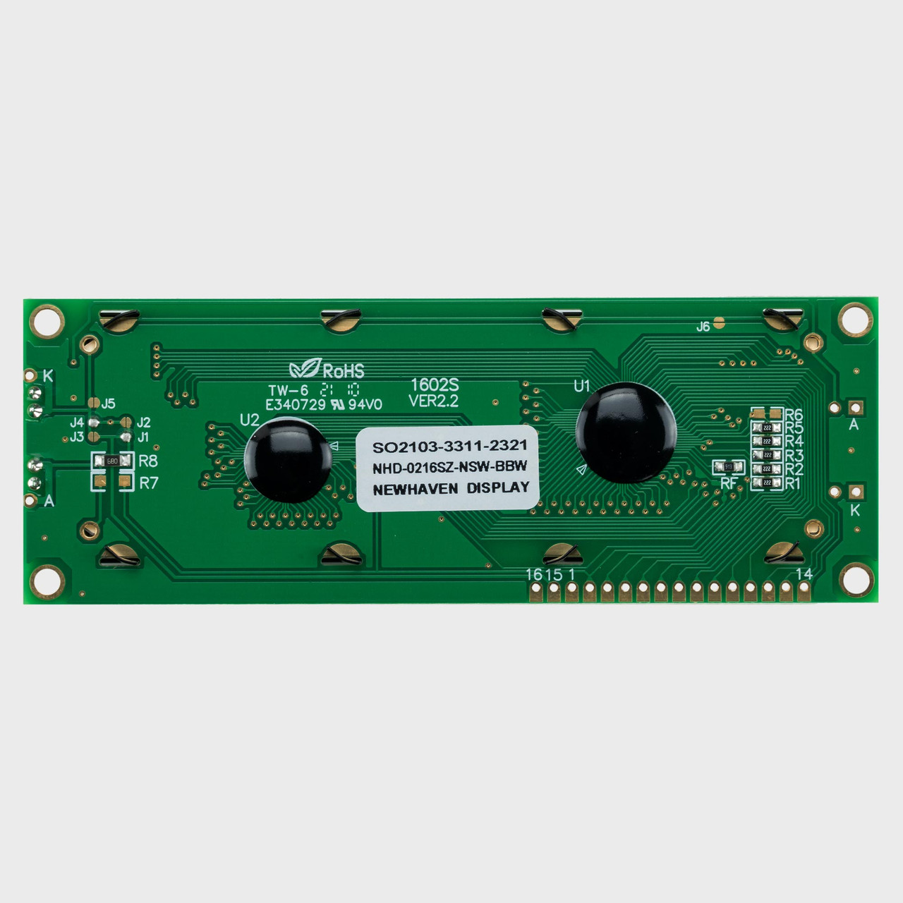 16x2 Character LCD | STN- Blue Display SZ with White Side Backlight 5V