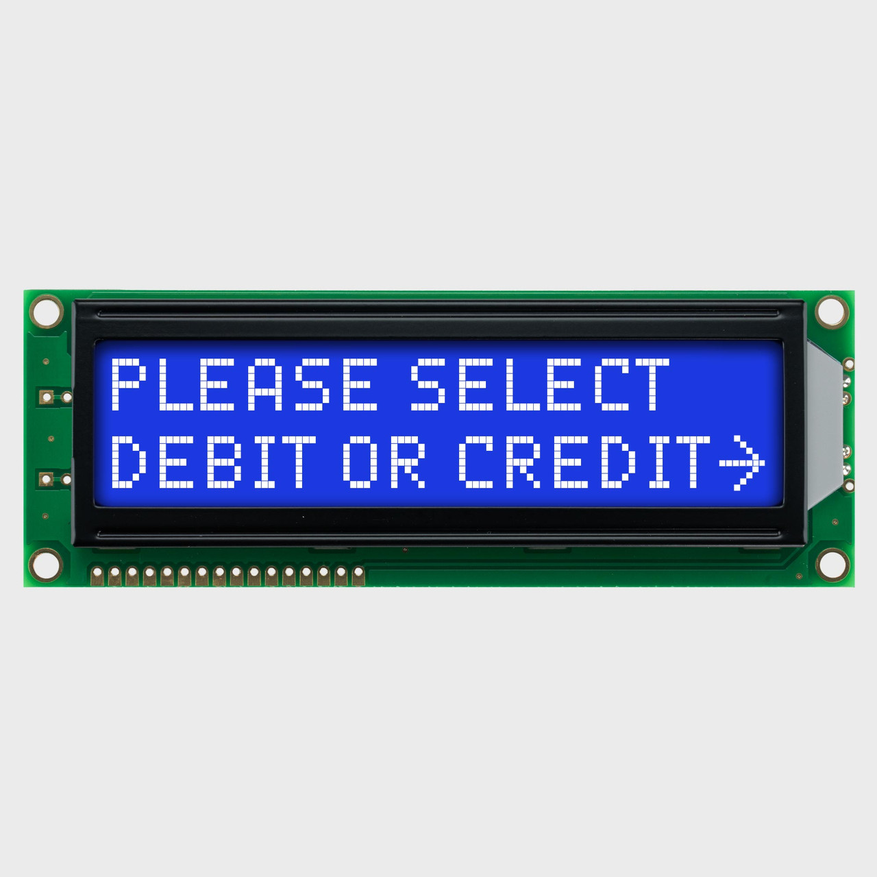 16x2 Character LCD | STN- Blue Display SZ with White Side Backlight 5V