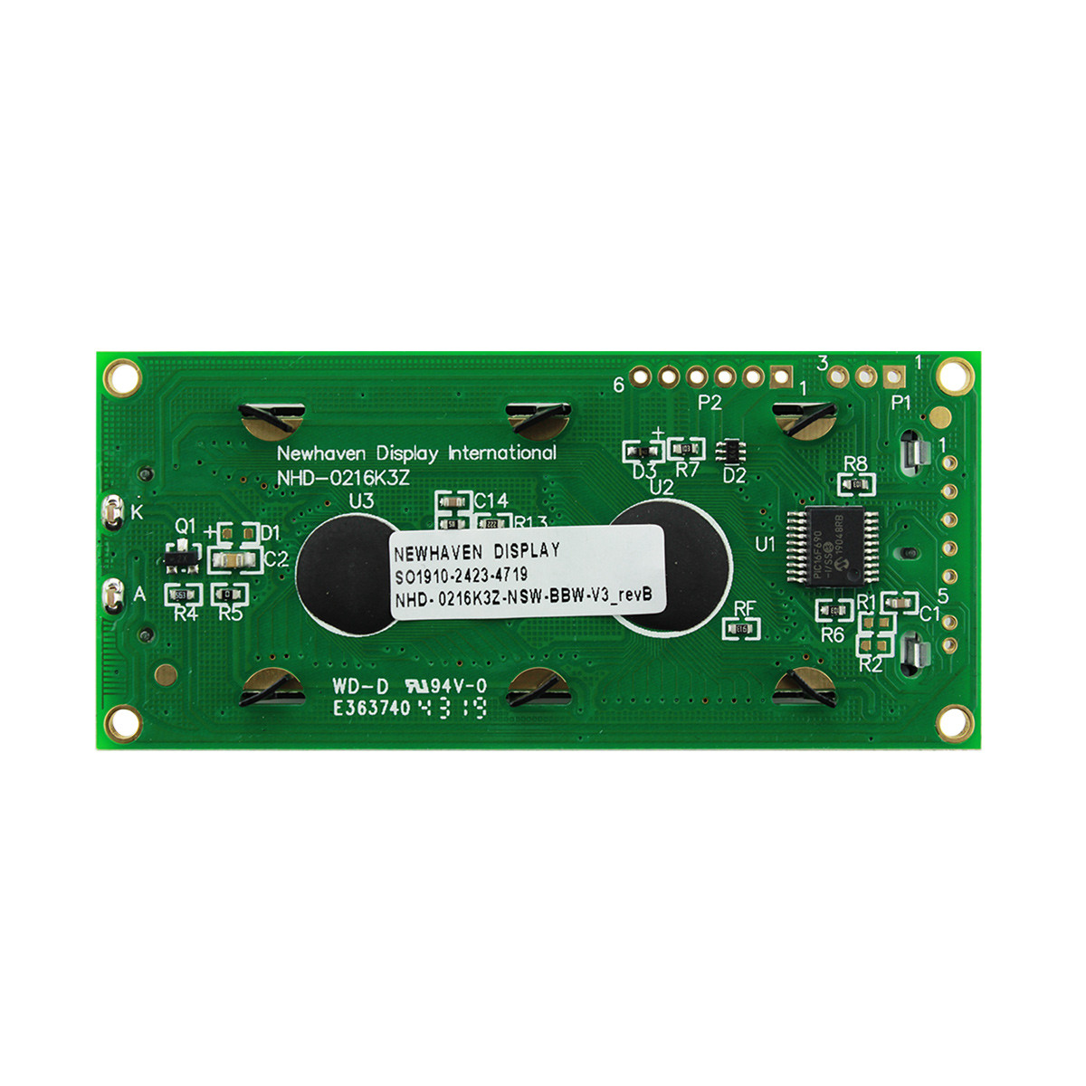 16x2 Character LCD | STN- Blue Serial Display with White Backlight