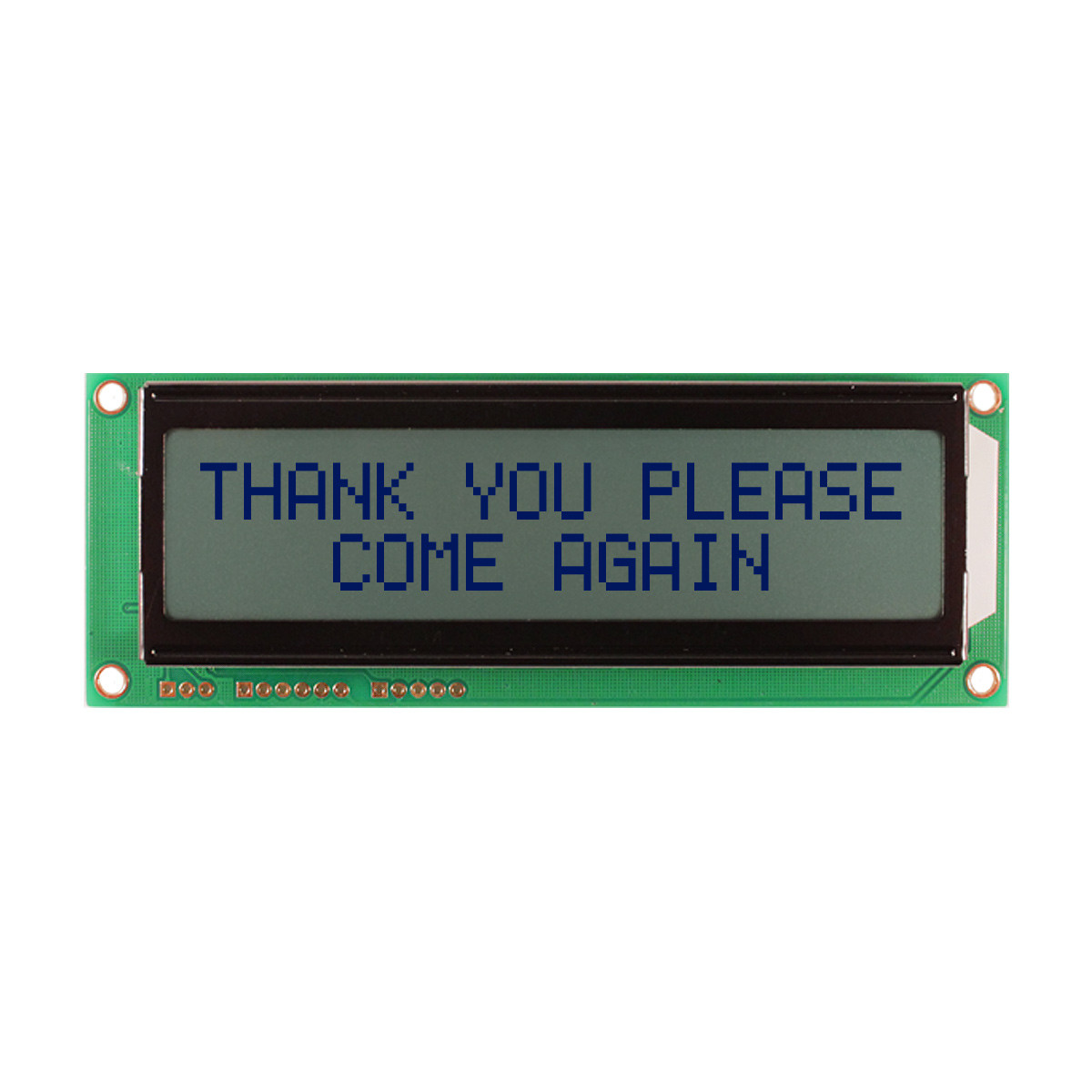 16x2 Character LCD | STN+ Gray Serial Display S3Z with Yellow