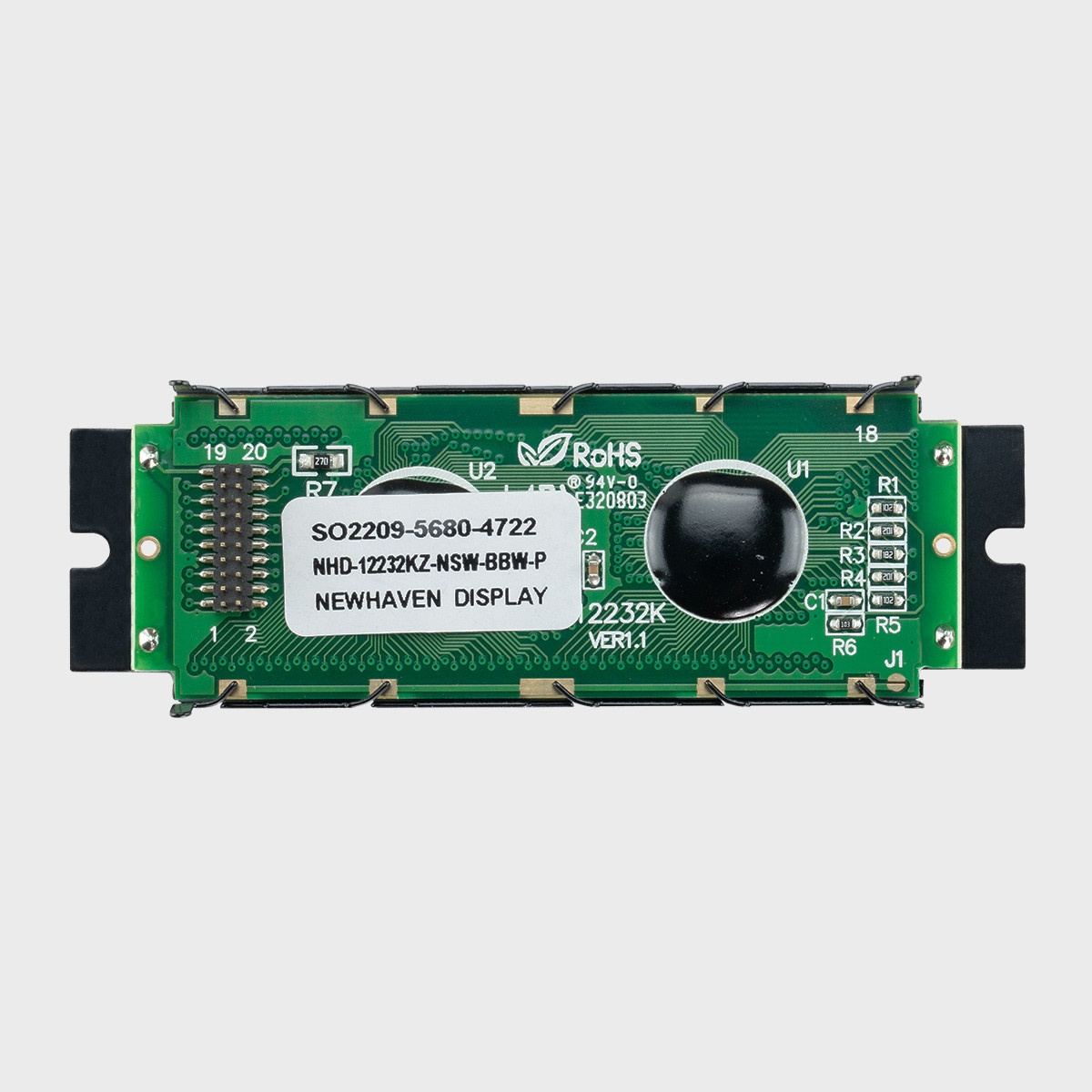 122x32 Graphic LCD Display | STN-Blue Display with Side White