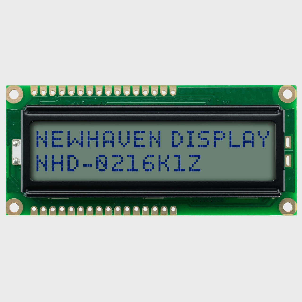 16x2 Character LCD | STN+ Gray Display K1Z with Yellow/Green Backlight