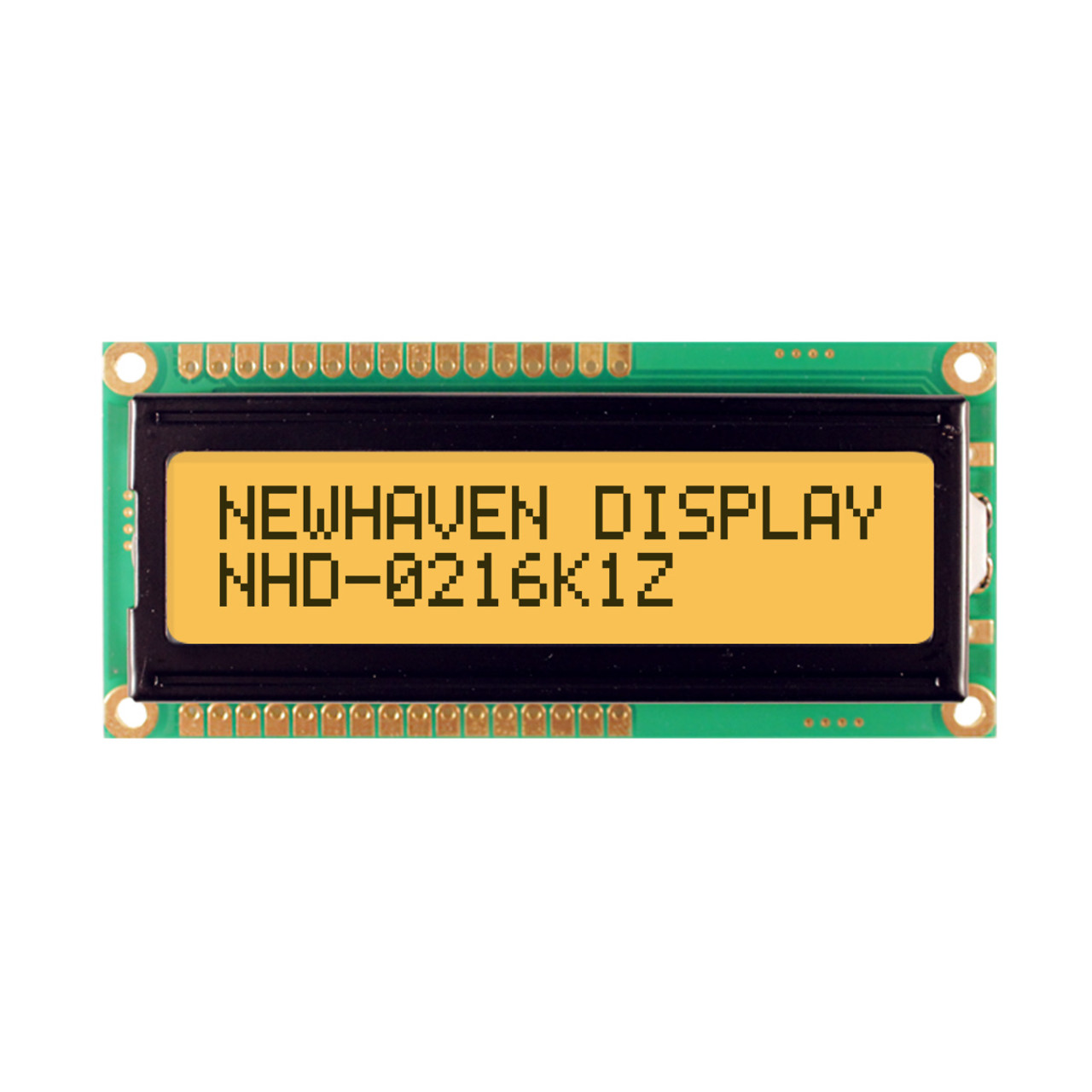 2X16 Character LCD | STN+ Gray Display K1Z with Amber Side