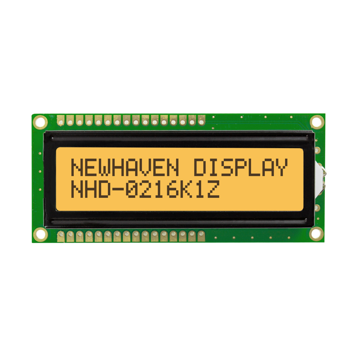2X16 Character LCD | FSTN+ Display with K1Z Amber Side Backlight