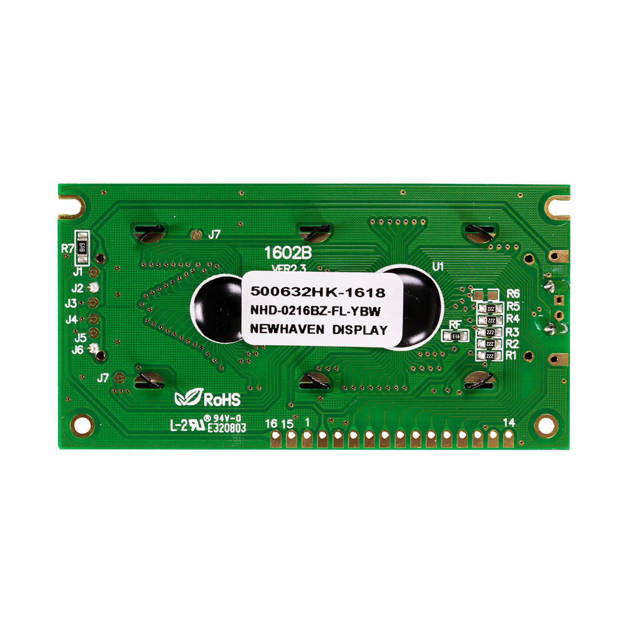 2X16 Character LCD | STN+ Yellow/Green Display BZ with Yellow 