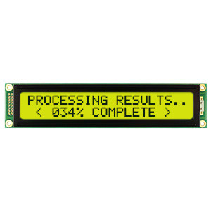 20x2 Character LCD | STN+ Y/G with Yellow/Green Backlight +