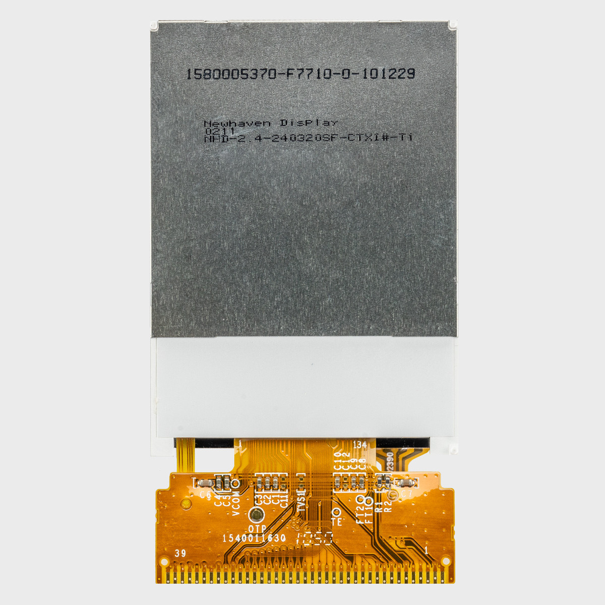 2.4 inch Standard Resistive TFT Display with Screen Printed Icons