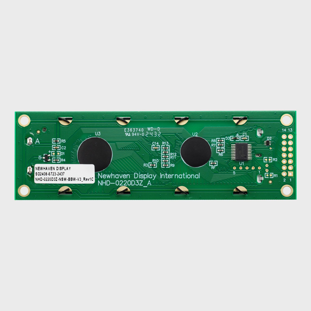 20x2 Character LCD | STN- Blue Serial Display with White Backlight
