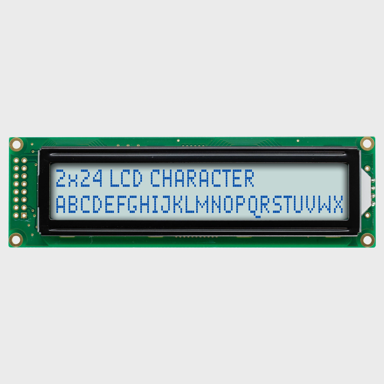 24x2 Character LCD | STN+ Gray Display AZ with White Side Backlight