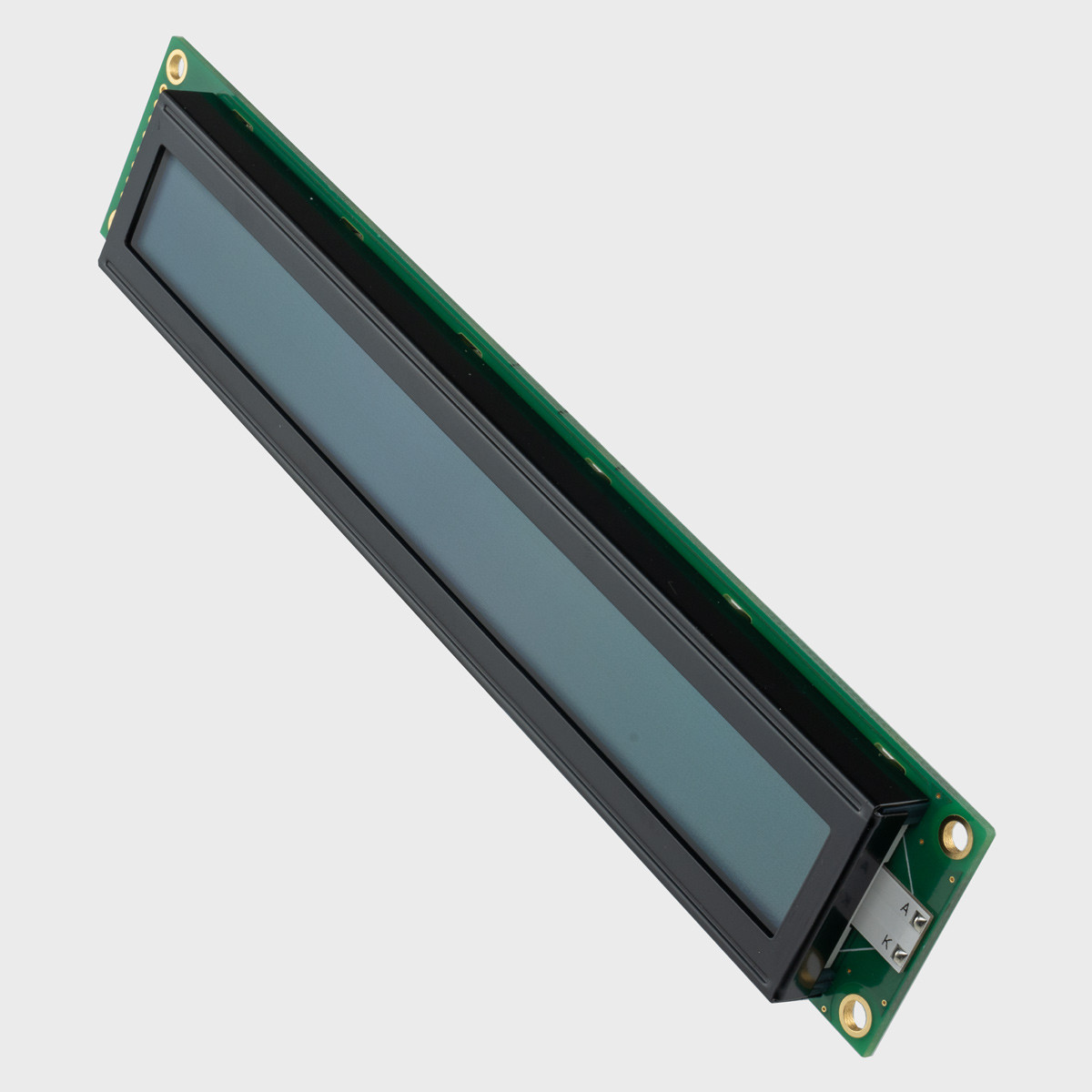 40x2 Character LCD | STN+ Gray Display with Yellow/Green Backlight