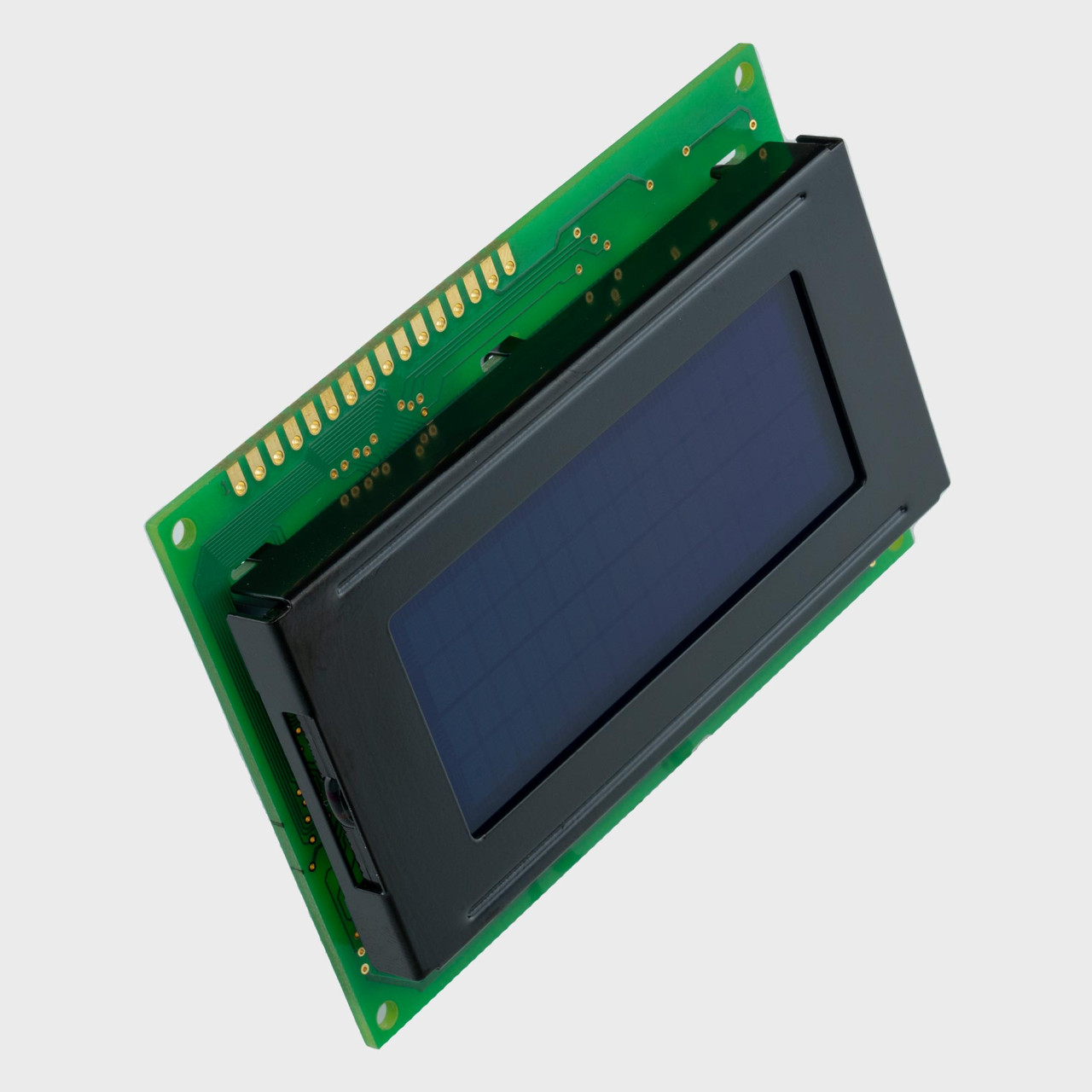 16x4文字LCD | STN - 青色表示、白色サイドバックライト