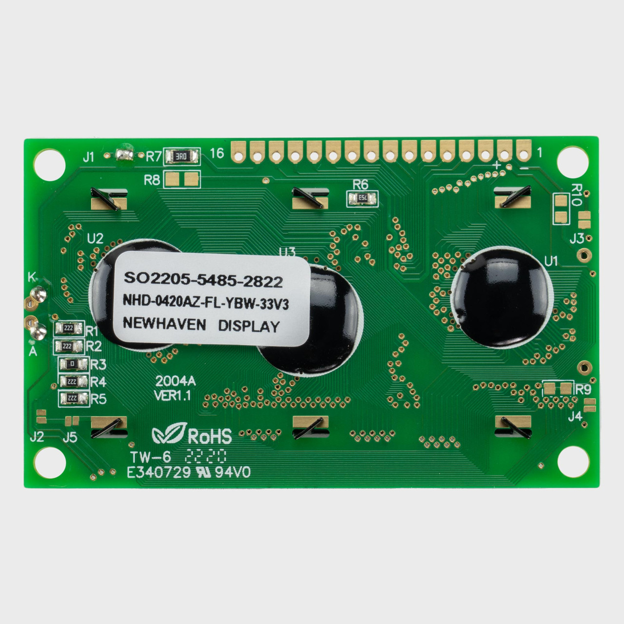 ・ページ（v3） 20x4 Character LCD | STN+ Yellow-Green with Yellow-Green Backlight 3V