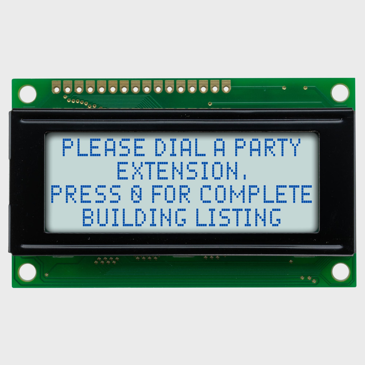 20x4 Character LCD | STN+ Gray with Side White Backlight 3V
