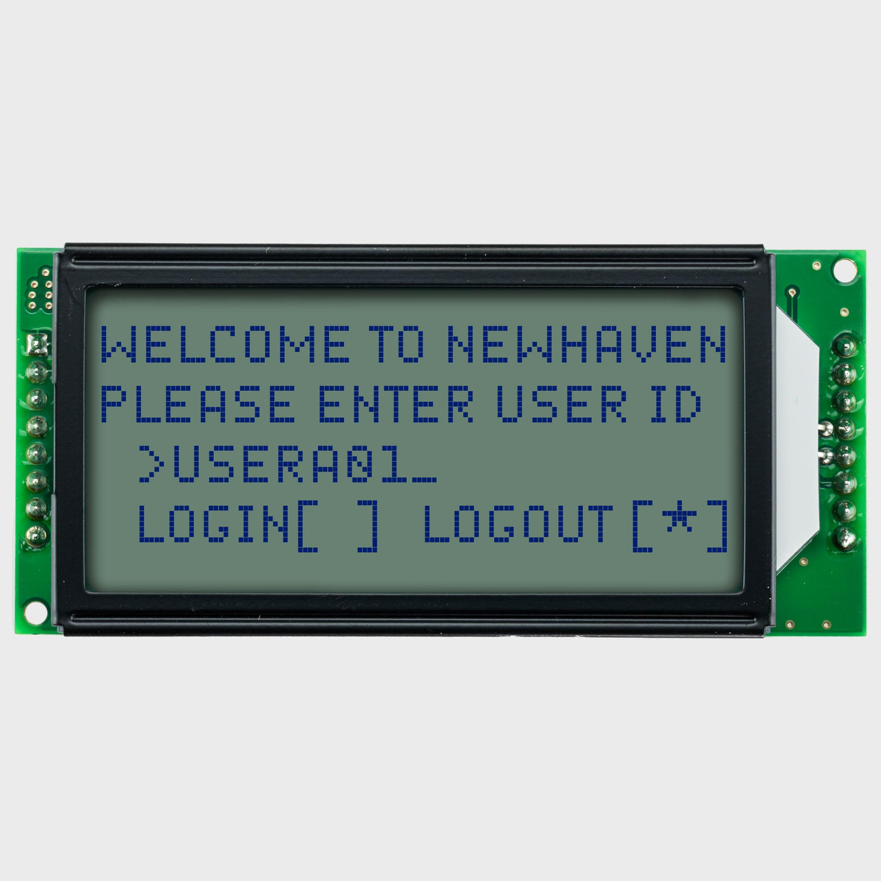 20x4 Character LCD | STN+ Gray Display with Side White Backlight