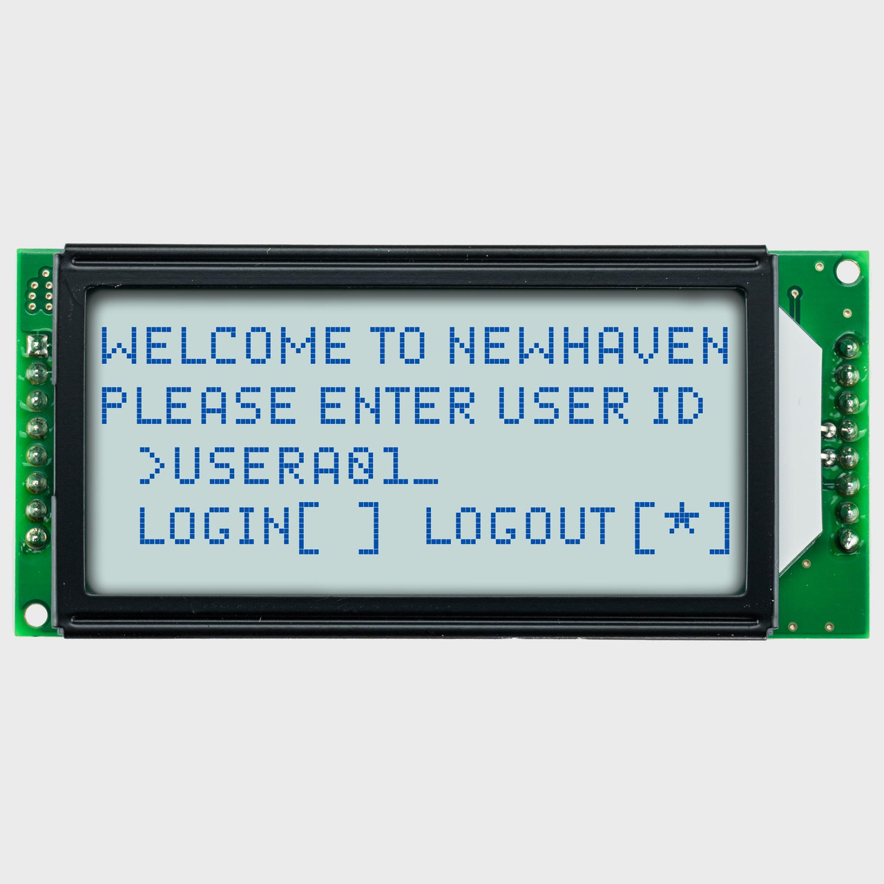 20x4 Character LCD | STN+ Gray Display with Side White Backlight