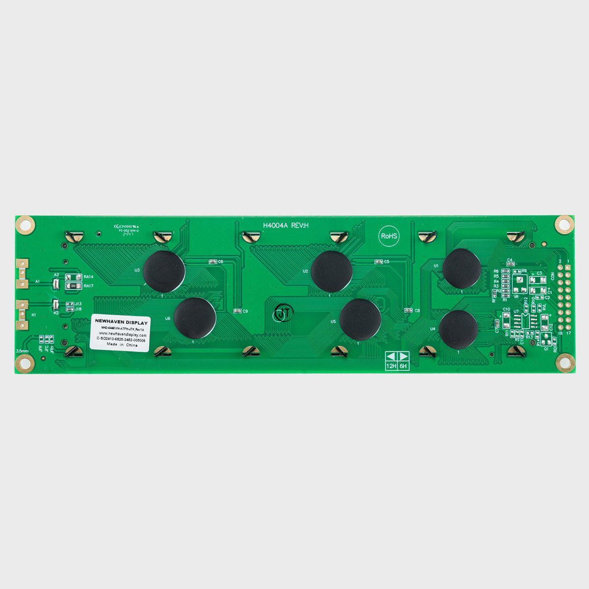 40x4 Character LCD | FSTN+ Display with White Backlight