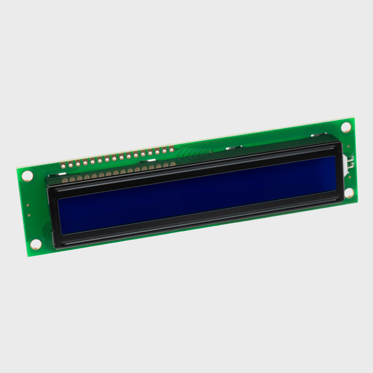 照明付きディスプレイ 16x1キャラクタLCD｜STN-ホワイトサイドバックライト付きブルー