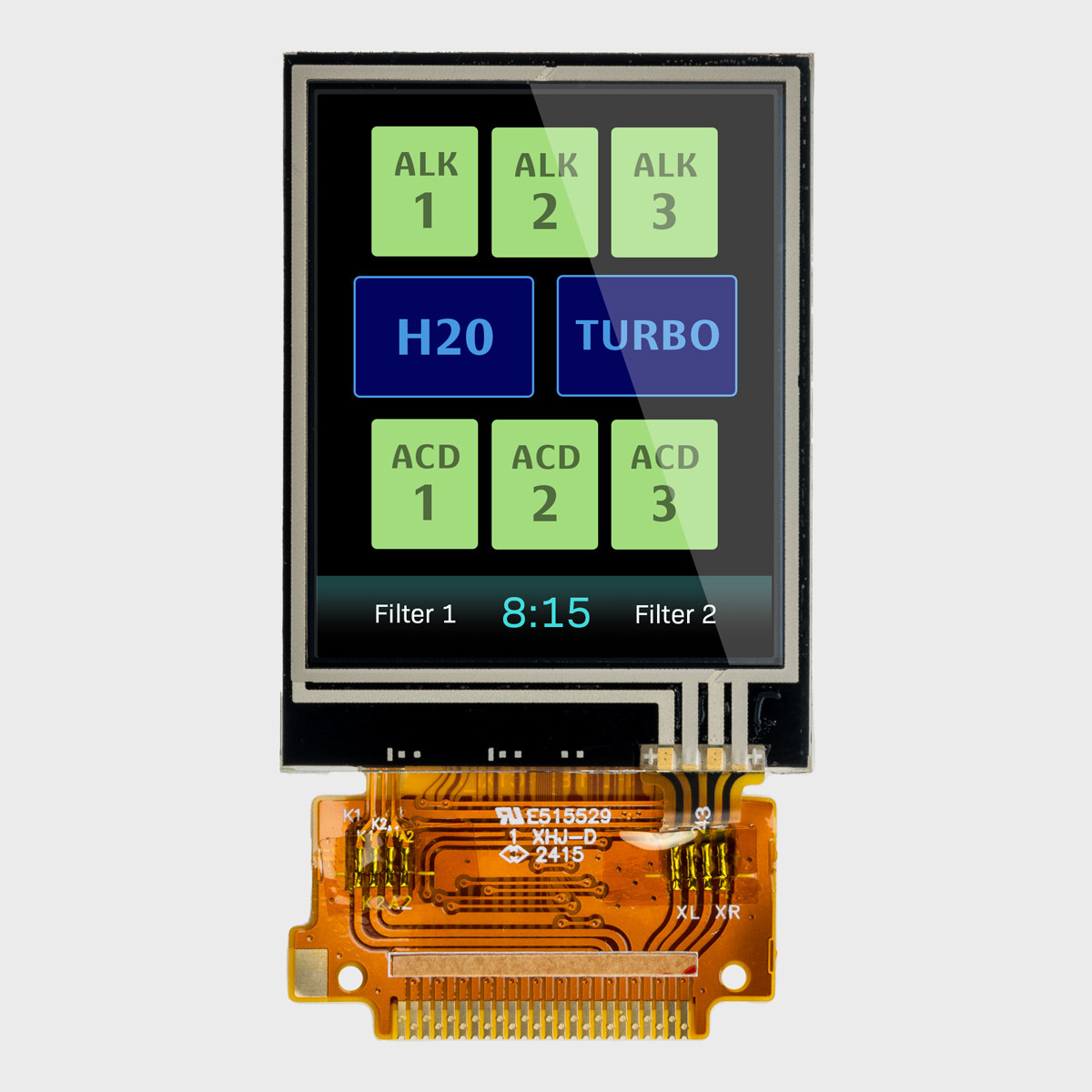 1.8 inch Standard TN Hot-bar Resistive Touchscreen TFT LCD