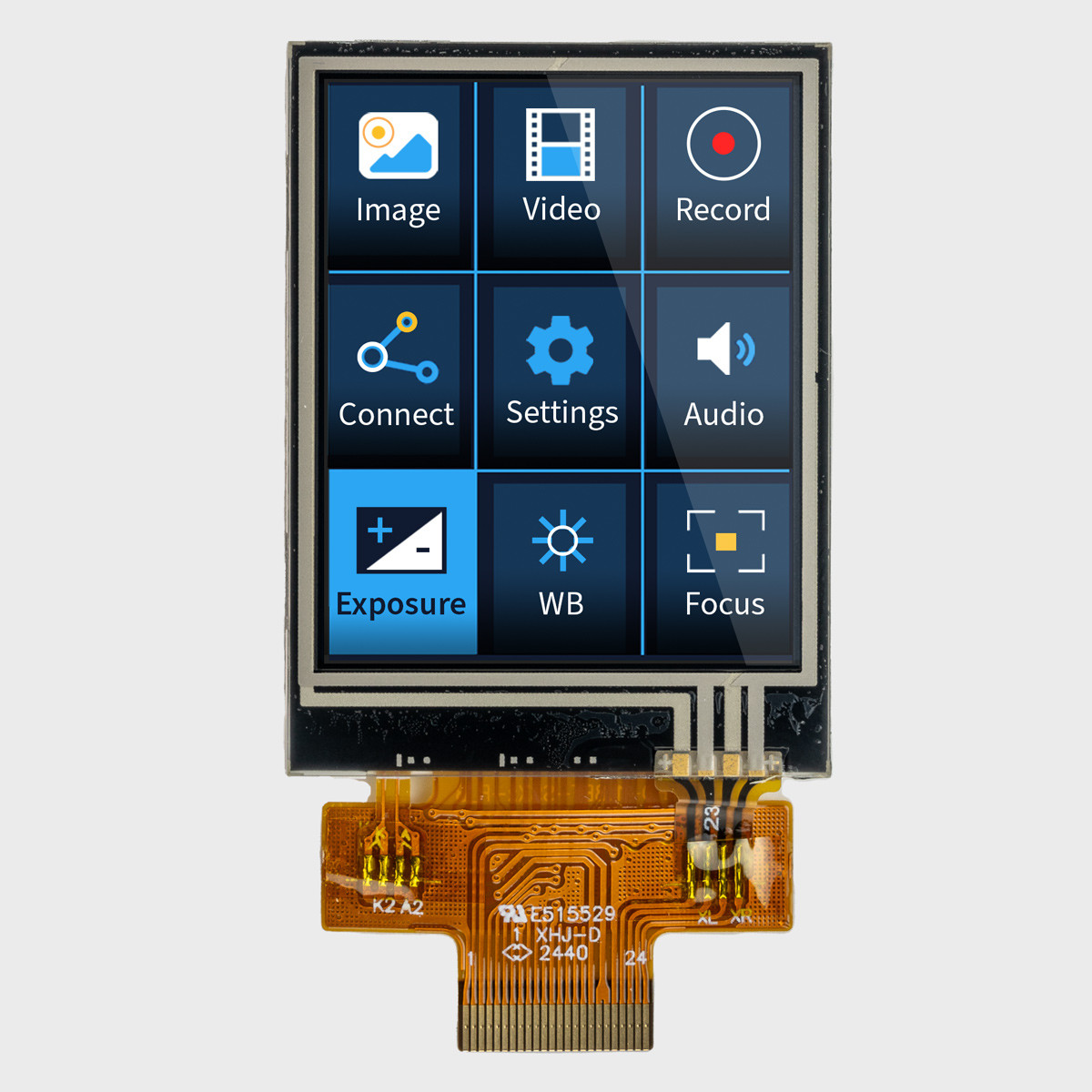 1.8 inch Sunlight Readable SPI Resistive TFT Display