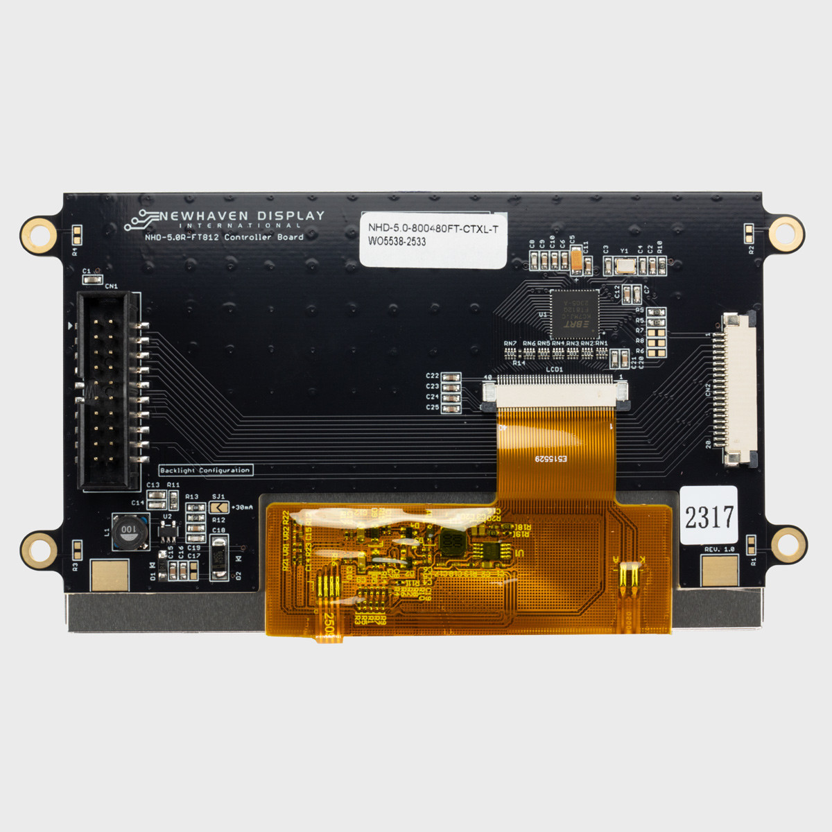 5.0 inch Premium MVA Resistive EVE TFT LCD Module
