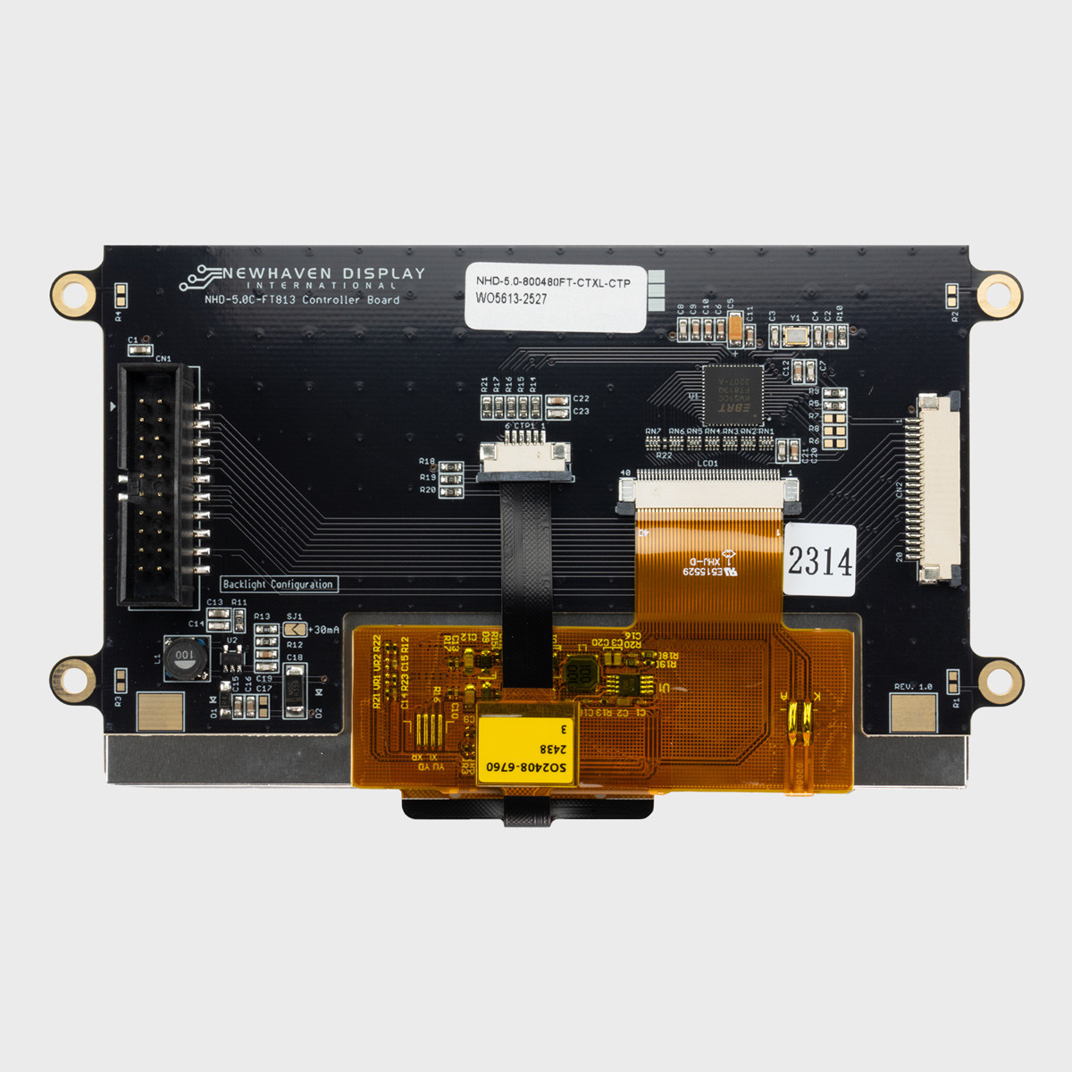 5.0 inch Premium MVA Capacitive EVE TFT LCD Module