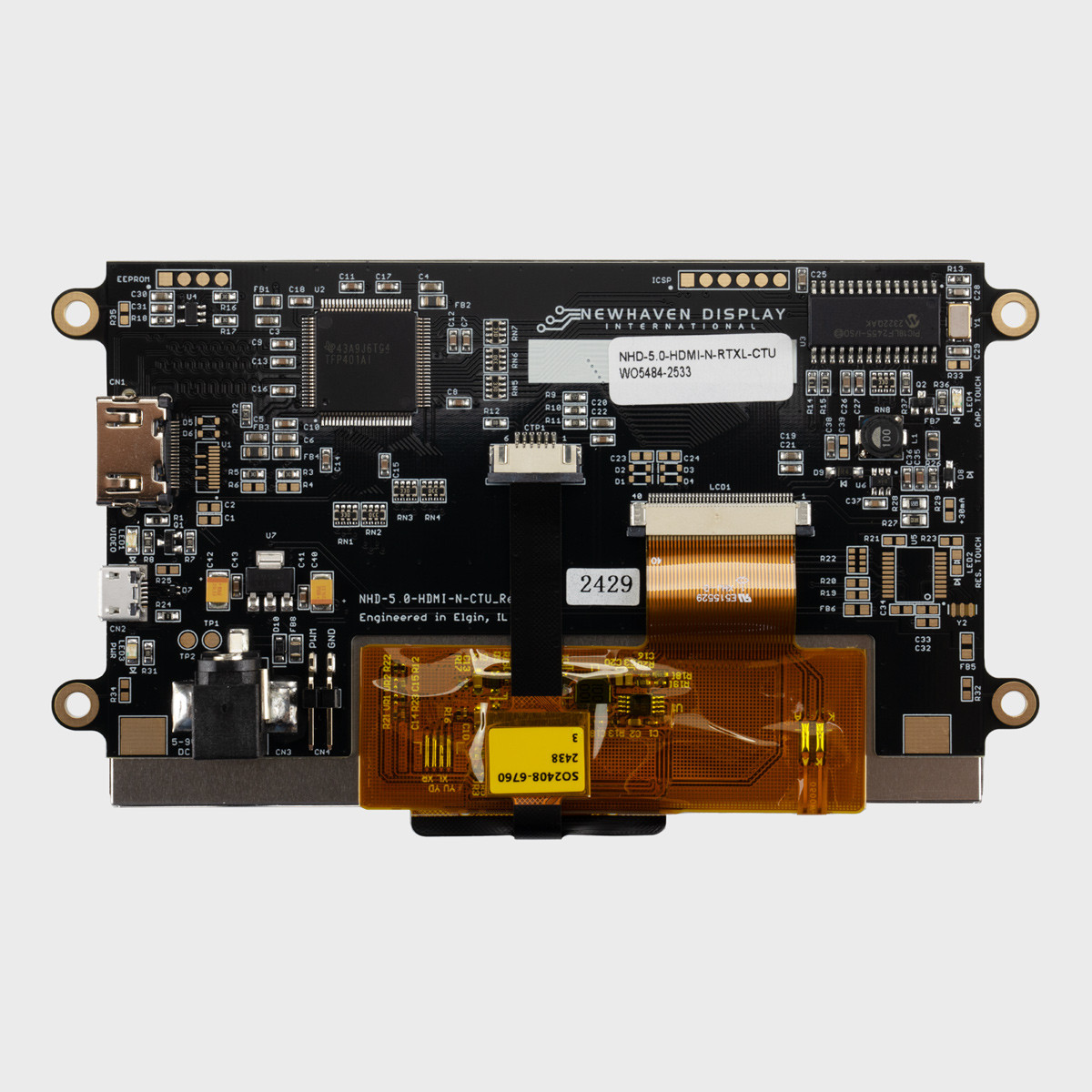 5.0インチ プレミアムMVA静電容量式 HDMI TFT液晶モジュール