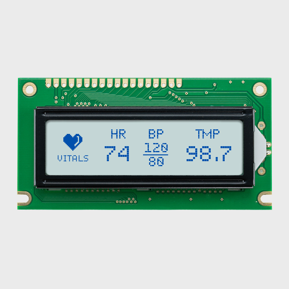 NHD-12232AZ-FSW-GBW | Monochrome Graphic Module | 122x32 Pixels