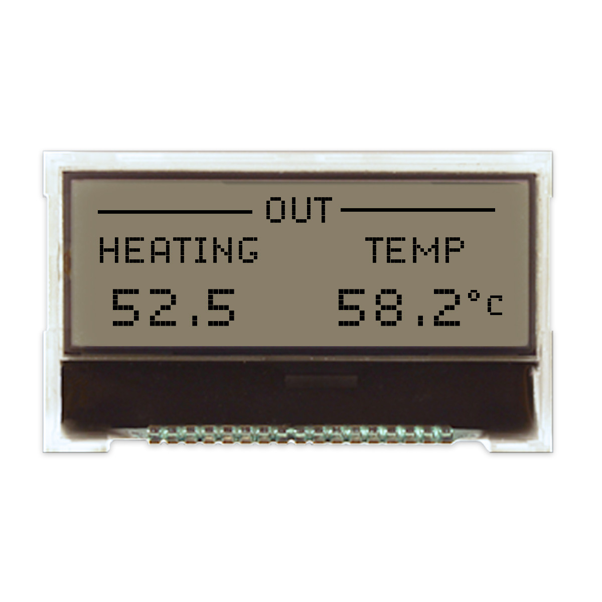 nm1212ページ 128X32 Graphic COG LCD | FSTN+ Display with RGB Backlight