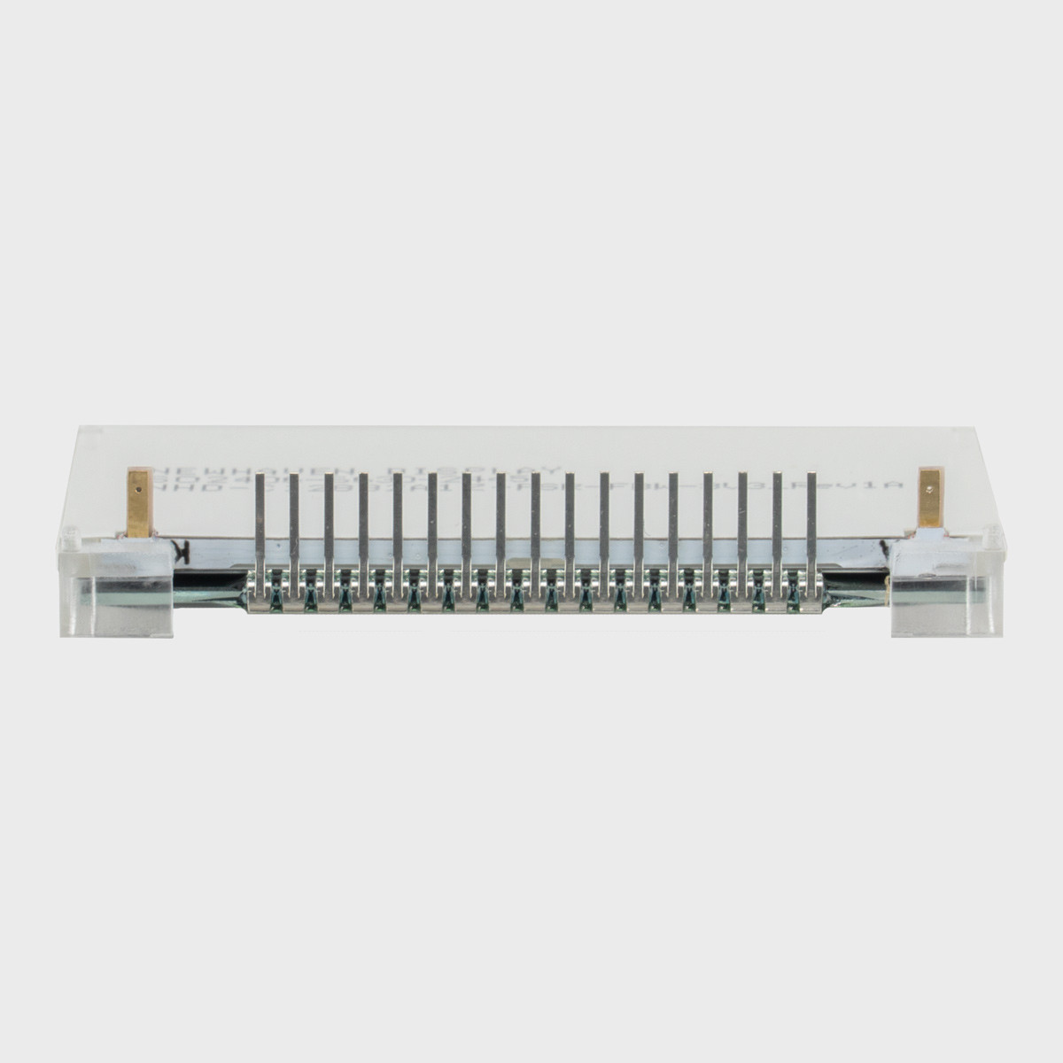 Newhaven LCDグラフィックディスプレイ｜128x32 Chip On Glass LCD, 赤