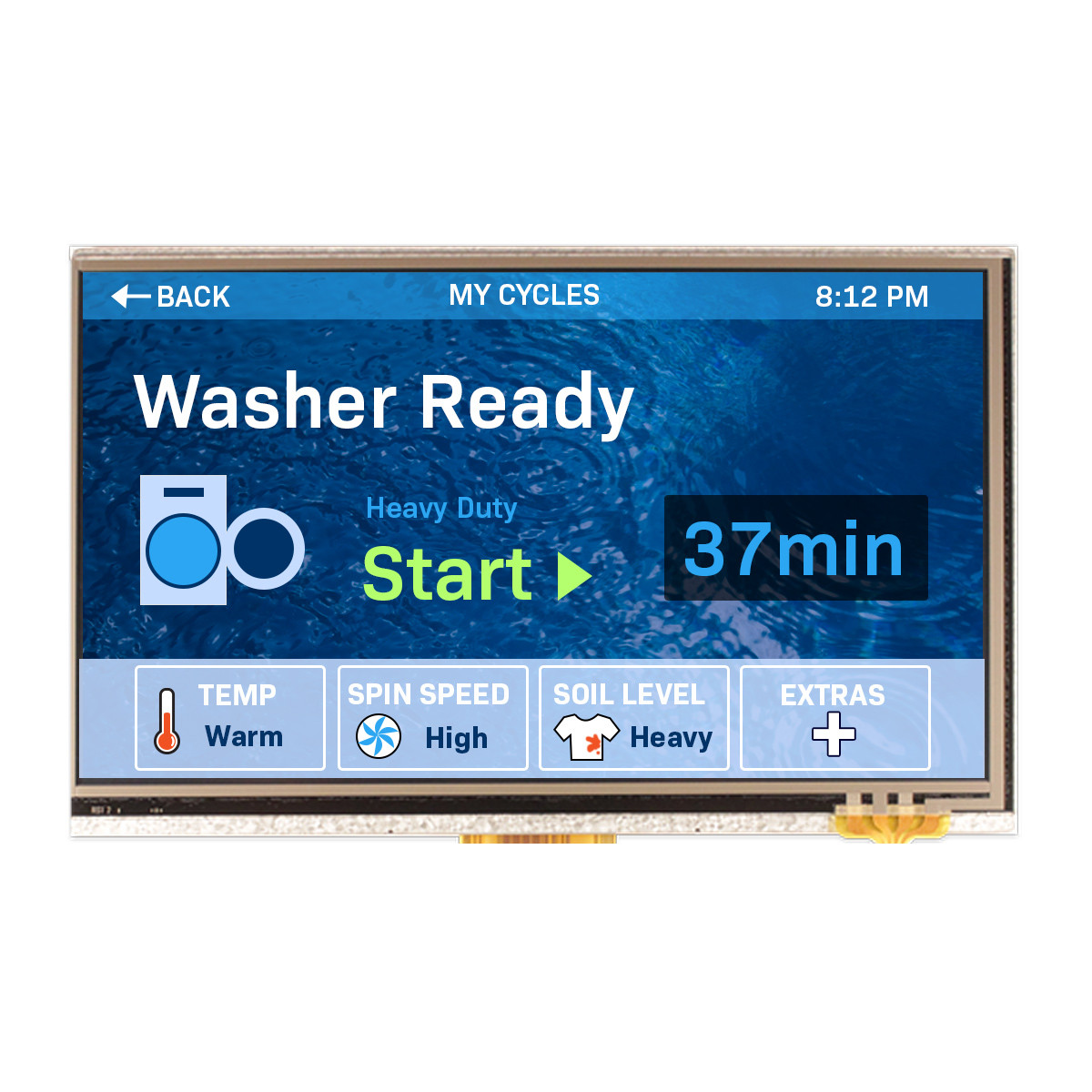 7 inch Standard TN Resistive TFT LCD