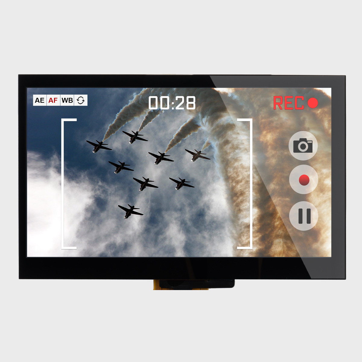7 inch Premium MVA Capacitive TFT LCD Display