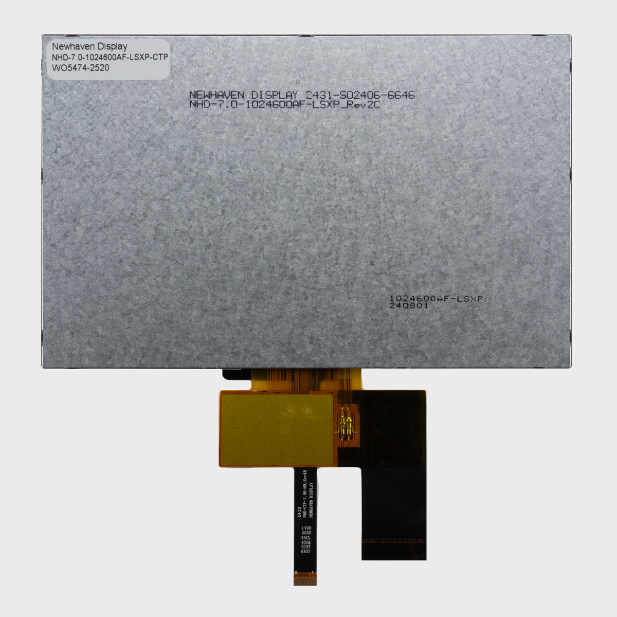 7 inch IPS Capacitive High Resolution TFT LCD