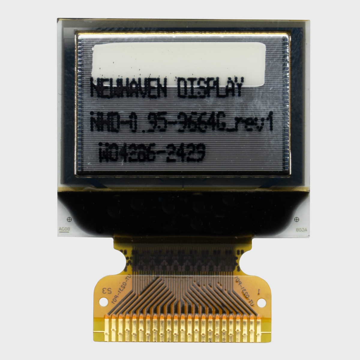 0.95 inch Full Color Graphic OLED Glass Display
