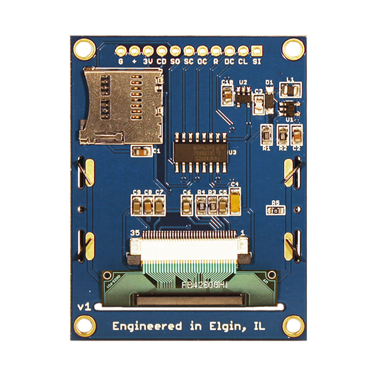 NS OLED 橋竜院 1.69 inch Full Color OLED Serial Interface Module