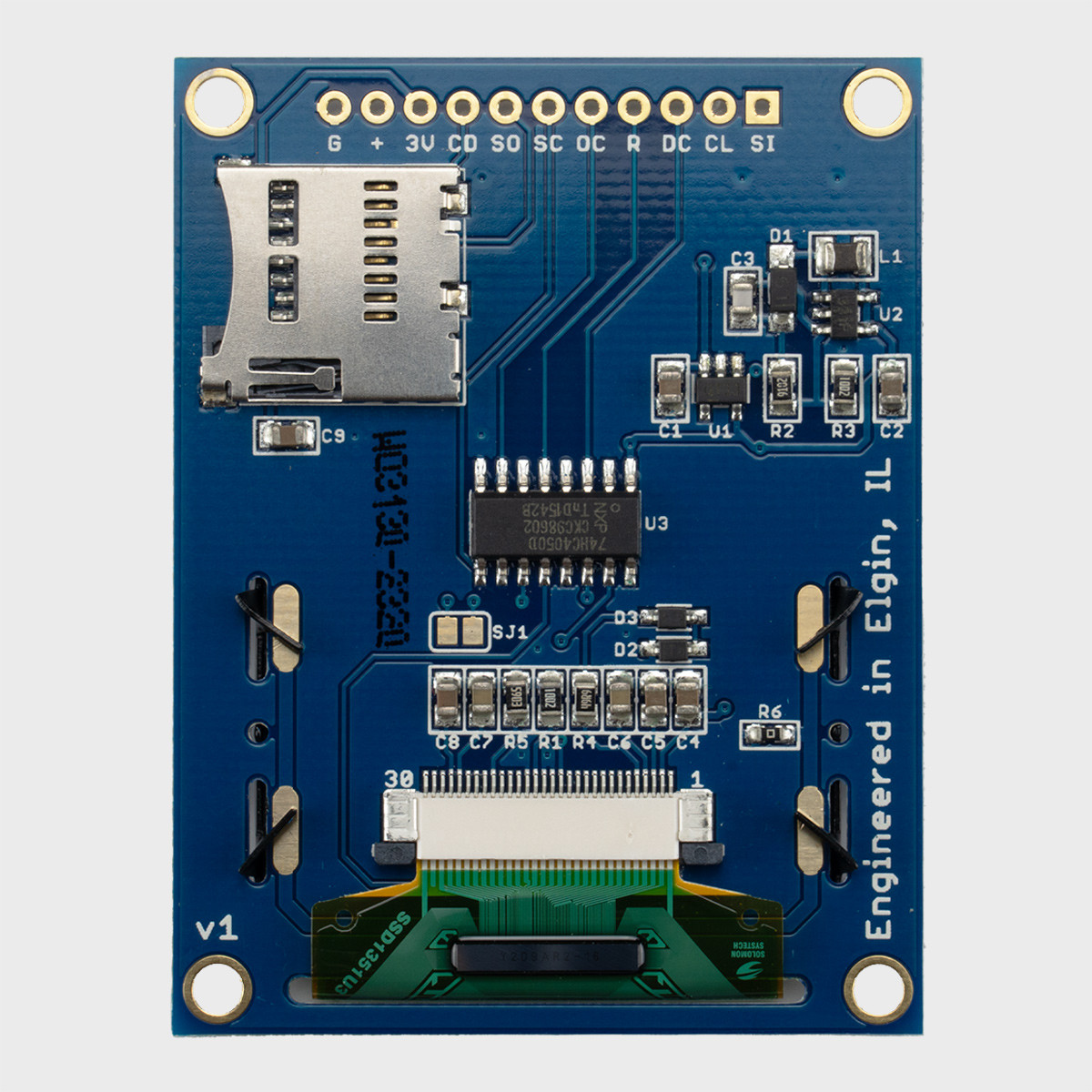 1.27 inch Full Color Serial Interface OLED Module