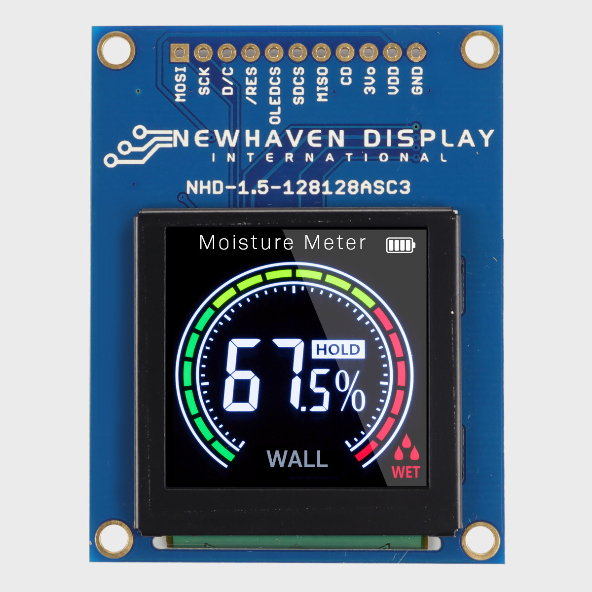 1.5 inch Full Color Graphic OLED Display