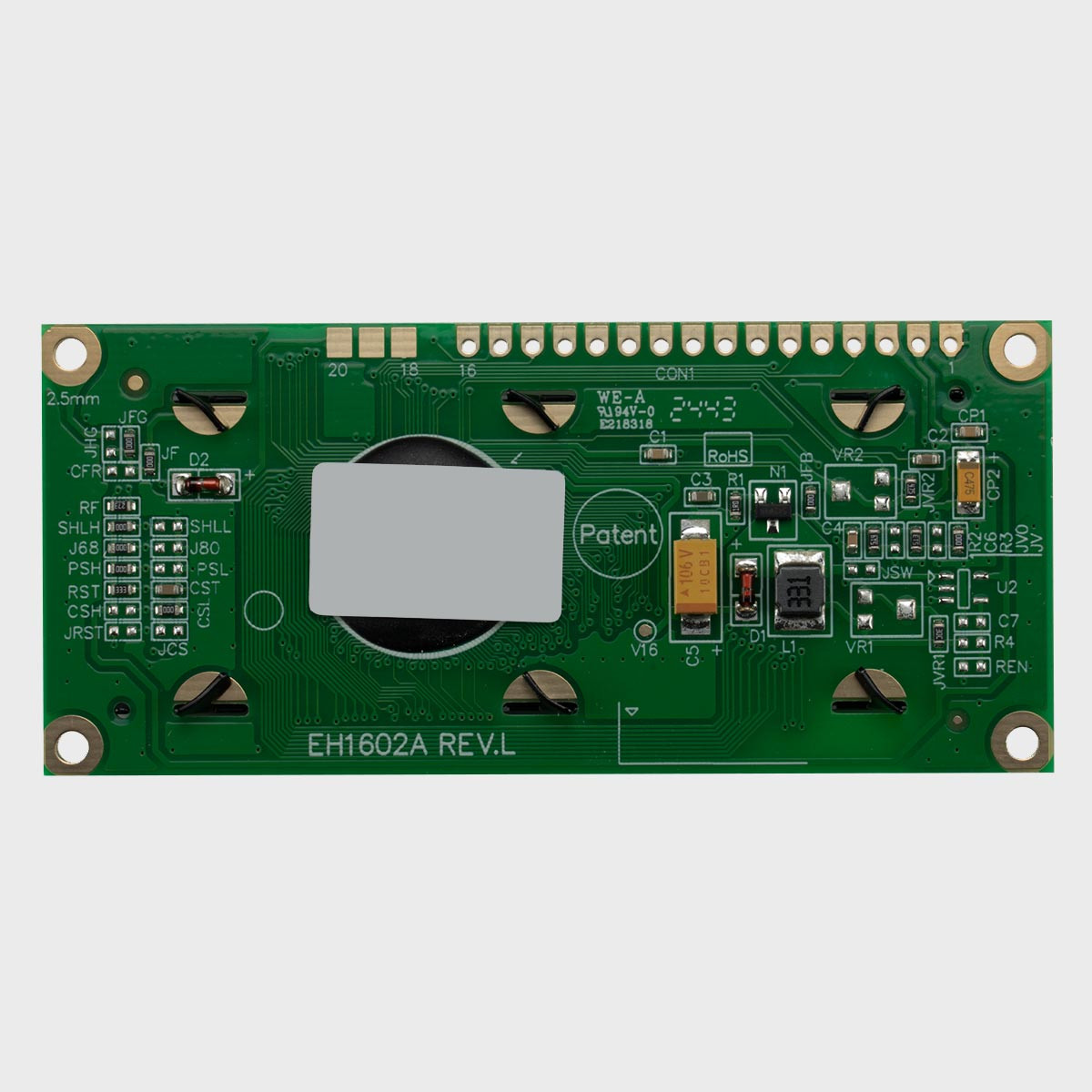 Green 16x2 Character OLED Module | KZW Model